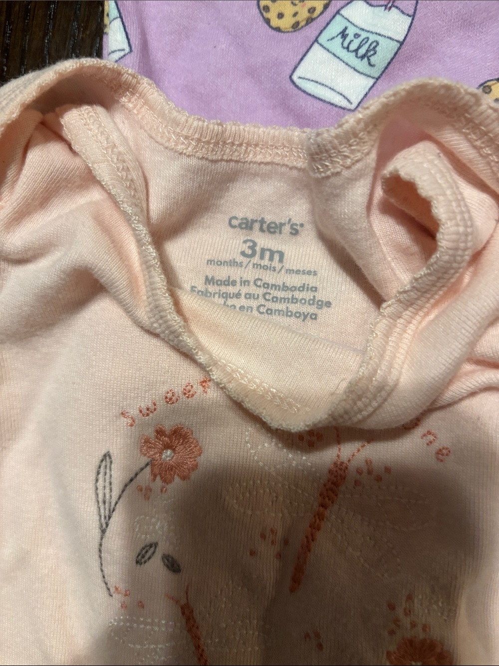 3 for $16! Set of 5 baby girl onesies - Picture 2 of 3